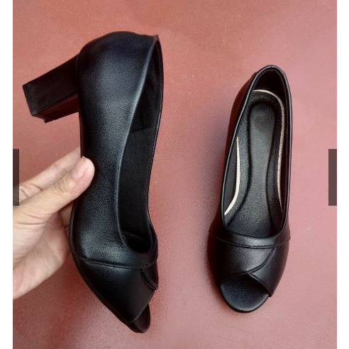 Giầy cao gót hở mũi 5p