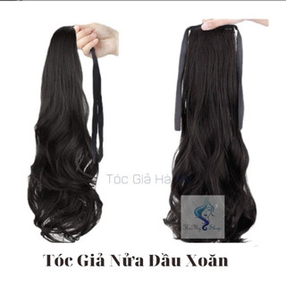 Tóc giả cột đuôi cao cấp đủ màu