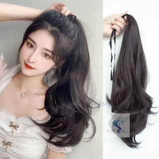Tóc giả cột đuôi cao cấp đủ màu