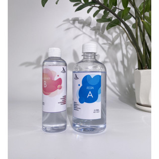 Keo Epoxy Resin Trong Suốt 3:1 Dung Tích 200ml 500ml 1000ml Đổ Khuôn Làm Đèn - Loan Nguyễn Workshop 