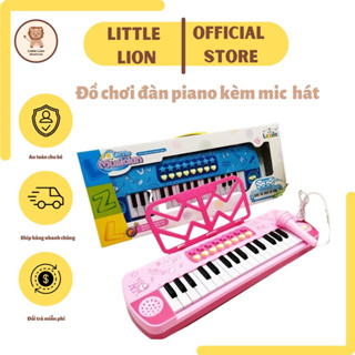 Đàn Piano Kèm Mic chuẩn âm có đèn và nhạc cho bé vui chơi