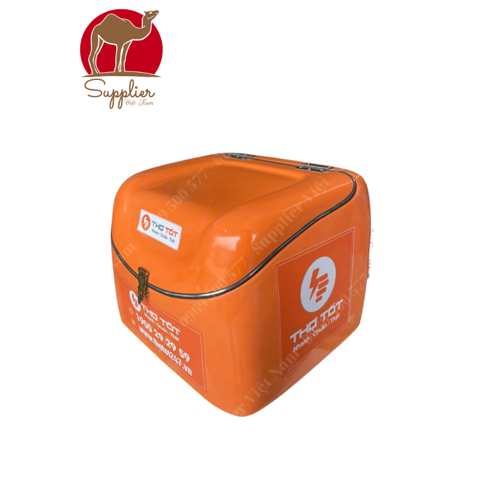 Thùng composite chở hàng giao nhận bằng xe máy kích thước 57x52x48CM MSP: TCH012