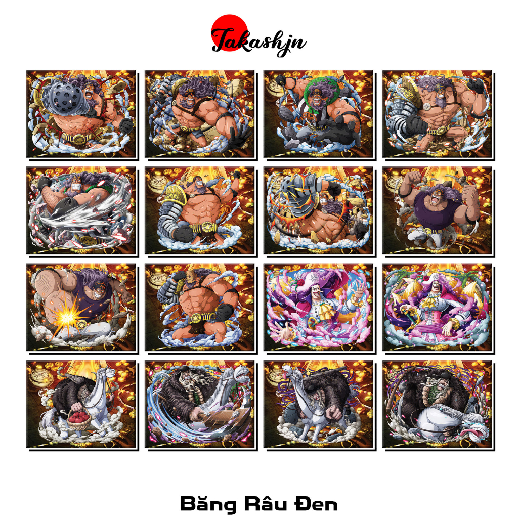 - Phần 2 - Thẻ Bài One Piece - Băng Râu Đen