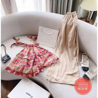 Set 2s babydoll caro bigsize_saigon(50-90kg)