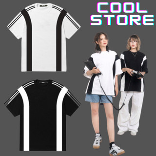 Áo thun trơn phối màu 2 sọc siêu xịn xò , chất cotton 100% dày dặn , chuẩn fomr ,  mẫu mới 2023 COOL STORE