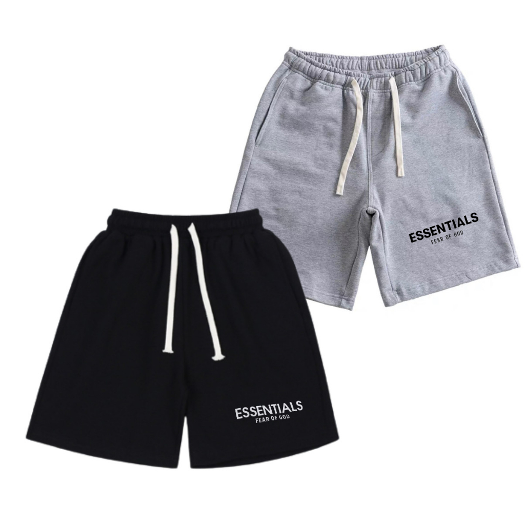 Quần short ESSENTIALS nam siêu xịn xò , dày dặn thoải mái , hàng chuẩn fomr quảng chấu , chuẩn i hình COOL STORE