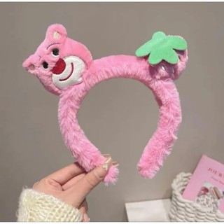 Bờm cài tóc gấu dâu dễ thương
