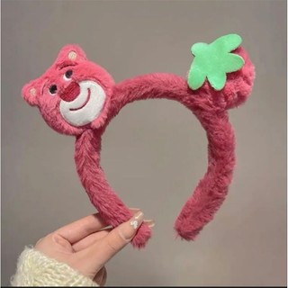 Bờm cài tóc gấu dâu dễ thương