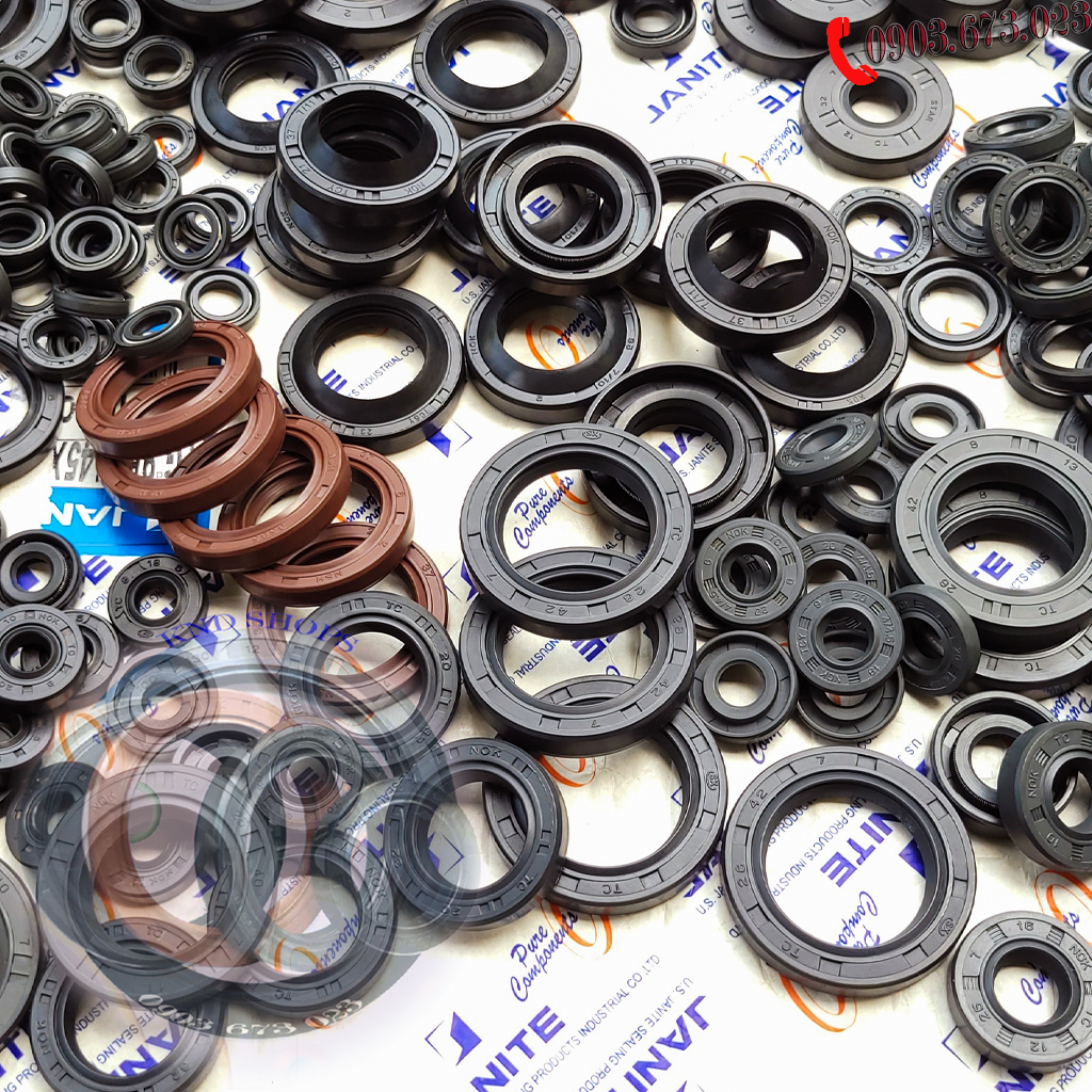 Phốt che bụi đùm bánh trước TCY 21*35*7/10 |TCY 21*37*7/11 |TCY 23*37*7/11  cho các dòng xe Cub, Dream, Wave, Future,...