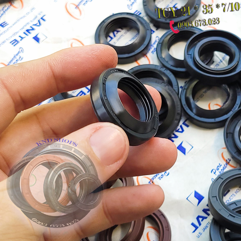 Phốt che bụi đùm bánh trước TCY 21*35*7/10 |TCY 21*37*7/11 |TCY 23*37*7/11  cho các dòng xe Cub, Dream, Wave, Future,...