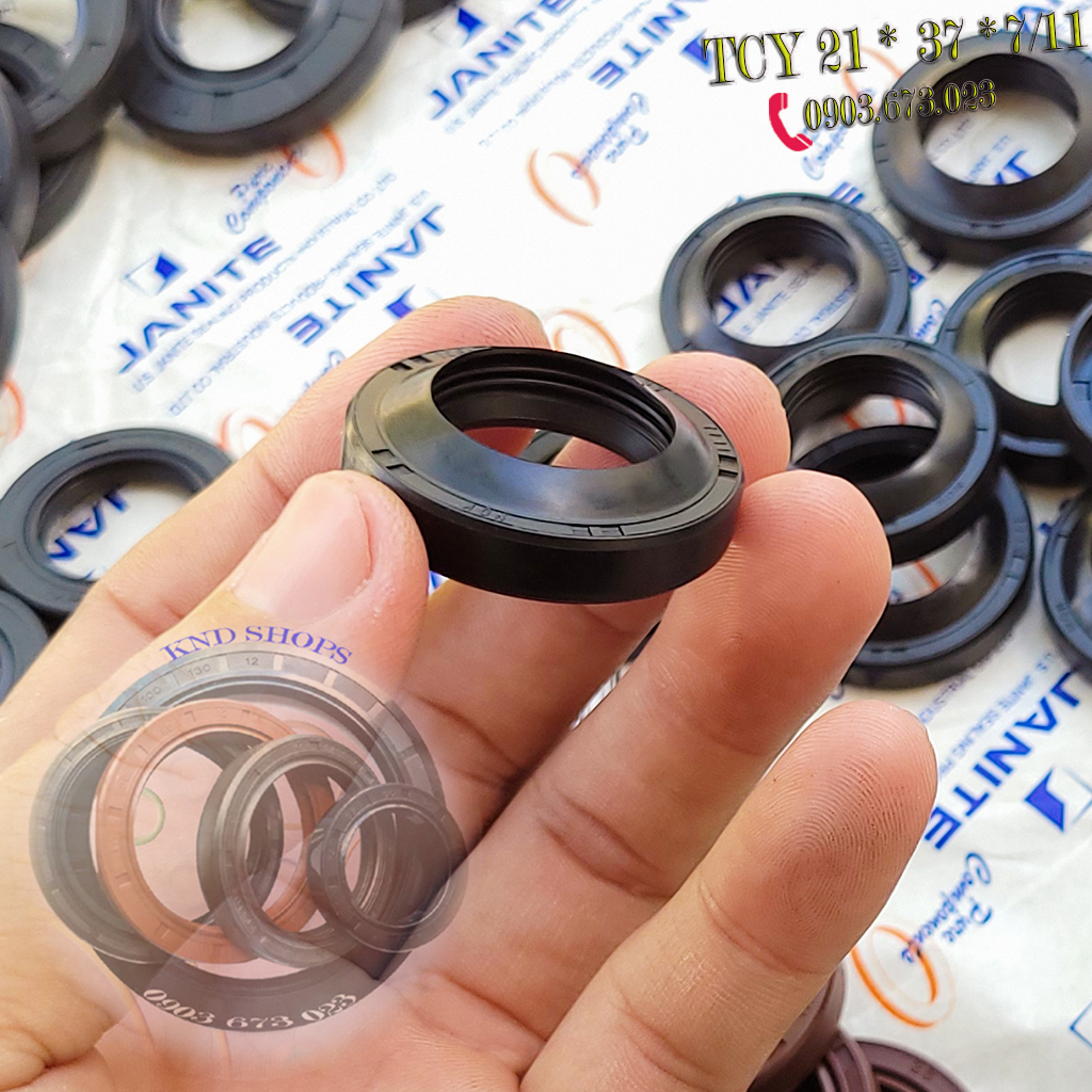 Phốt che bụi đùm bánh trước TCY 21*35*7/10 |TCY 21*37*7/11 |TCY 23*37*7/11  cho các dòng xe Cub, Dream, Wave, Future,...