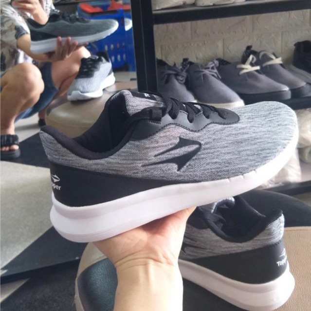 Giày nam & nữ thể thao chạy bộ Topper đế siêu nhẹ hàng xuất dư. Size 38 - 44