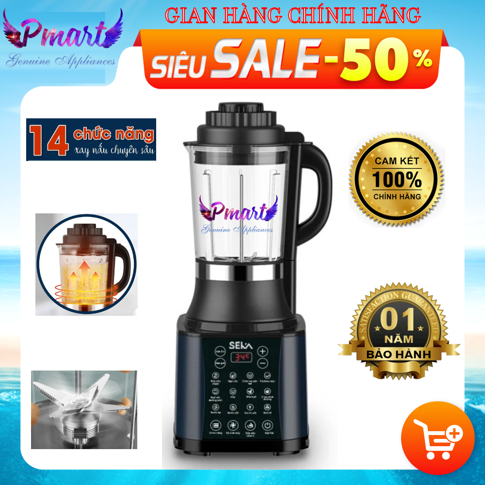 Máy Làm Sữa Hạt Đa Năng SEKA SK320 PRO | E300 | E400 | E500 - Đa Chức Năng Xay Nấu - Hàng Chính Hãng