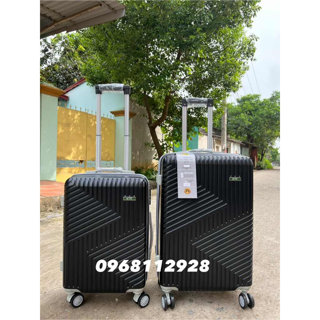 VALI Du Lịch Khoá Kéo Xách Tay Thời Trang Nhựa ABS/PC Chống Va Đập Siêu Chịu Lực BH 5 Năm