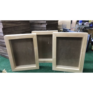 Khung hộp gỗ 3D Sơn PU láng mịn mặt Meka trong suốt