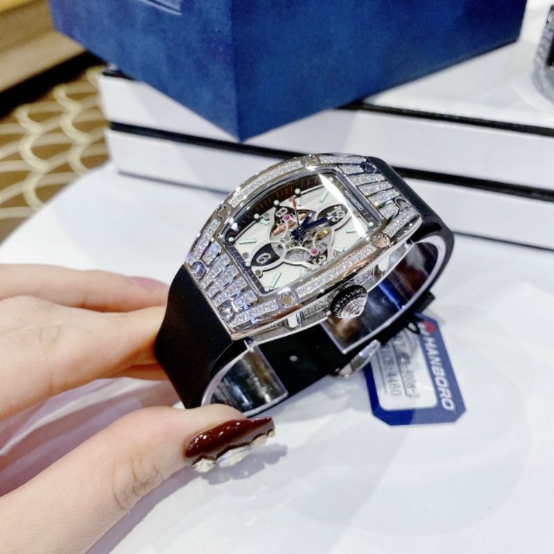 Đồng hồ nữ chính hãng 𝗛𝗔𝗡𝗕𝗢𝗥𝗢 #𝐇𝐁𝐑𝟖𝟎𝟎𝟖