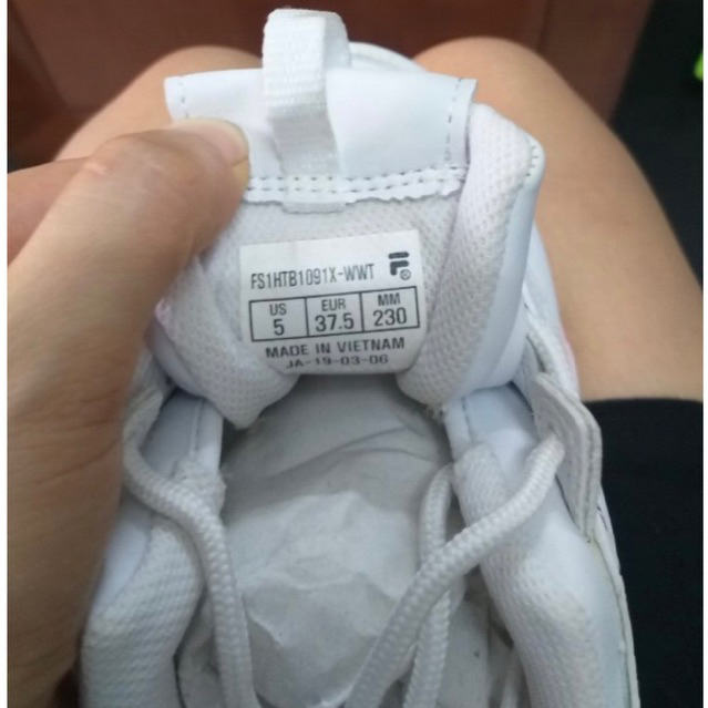 Giầy thể thao nữ Fi.La hàng VNXK dư xịn size 37