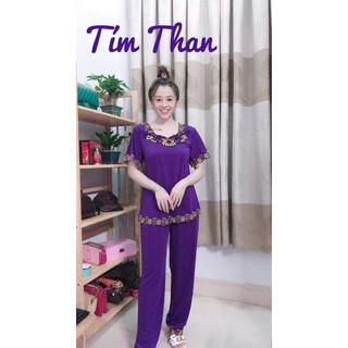 đồ bộ - Bộ dài thun lạnh nhiều màu