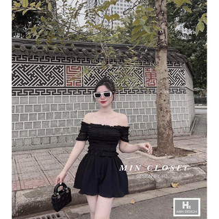Set Trễ Vai Chun Thân