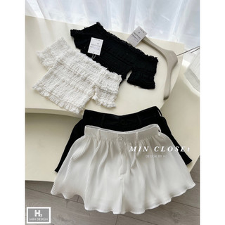 Set Trễ Vai Chun Thân