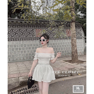 Set Trễ Vai Chun Thân