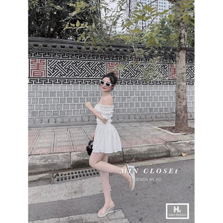 Set Trễ Vai Chun Thân