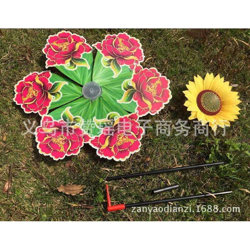 Chong chóng hoa hồng, đường kính 36cm, mẫu như hình