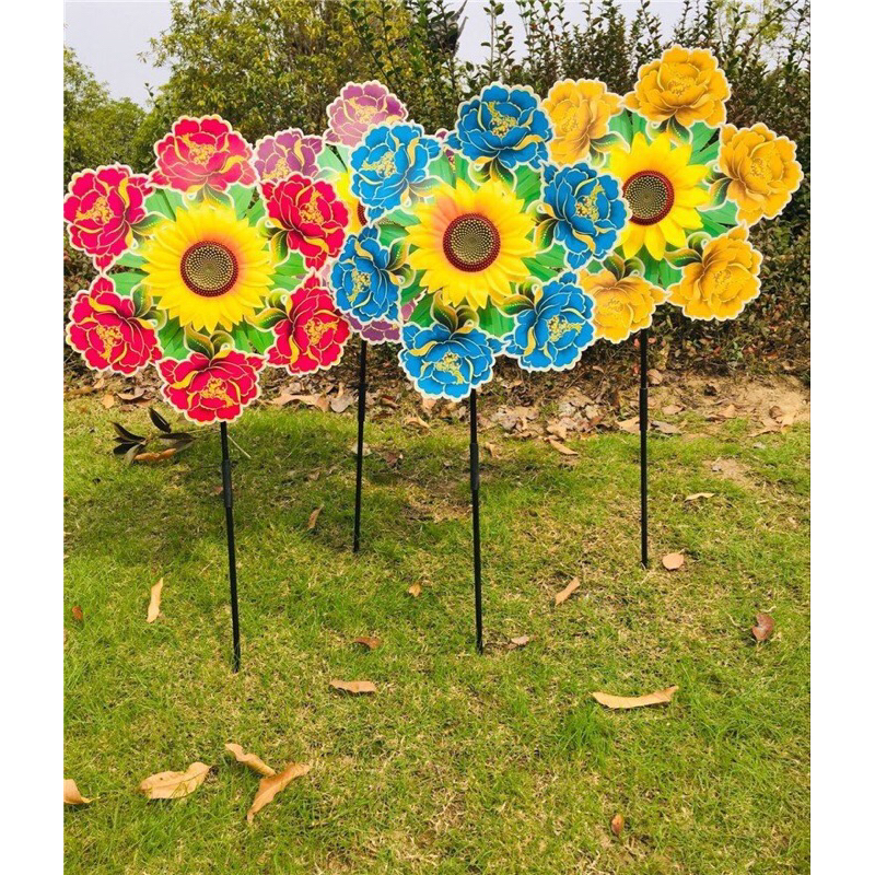 Chong chóng hoa hồng, đường kính 36cm, mẫu như hình