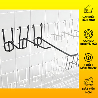 10 cái Móc cài lưới sắt trắng và đen sơn tĩnh điện đủ kích thước từ 5cm đến 20cm, sada shop 2