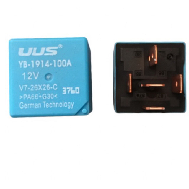 Rơ le 5 chân 12v 24v 100a uus