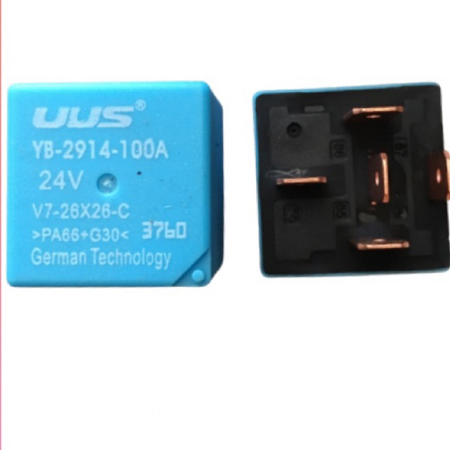 Rơ le 5 chân 12v 24v 100a uus