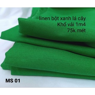 Linen bột xanh lá