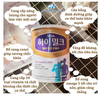 Sữa  Himilk ILDONG Hàn Quốc hộp 600g