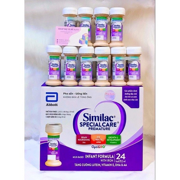 Sữa Similac Special Care 24 kcal - Dành Cho Trẻ Sơ Sinh Sinh Non Nhẹ Cân 59ml