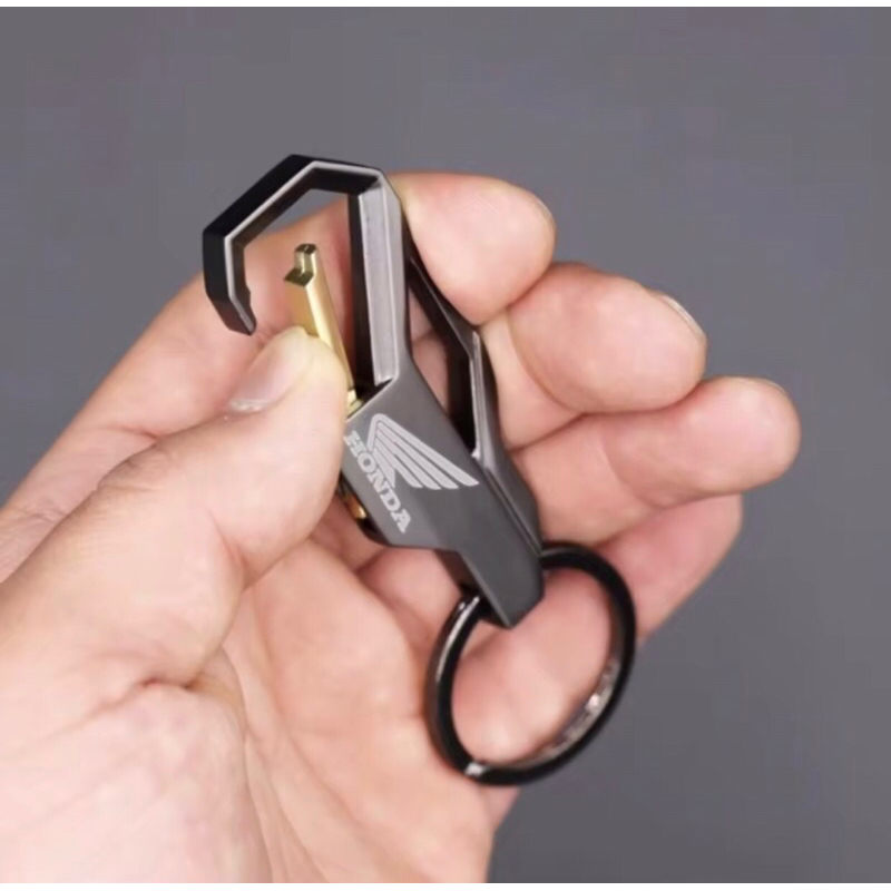 Móc khoá ô tô, xe máy logo Honda-1 cái