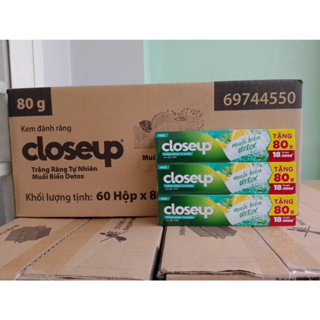 KEM ĐÁNH RĂNG CLOSE UP MUỐI BIỂN DETOX 80G