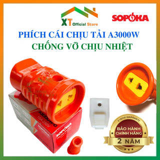 Phích Âm Siêu Chịu Tải A3000W-Đ,Phích Cái Cắm Điện P18-D SOPOKA P5T Chịu Nhiệt Cao