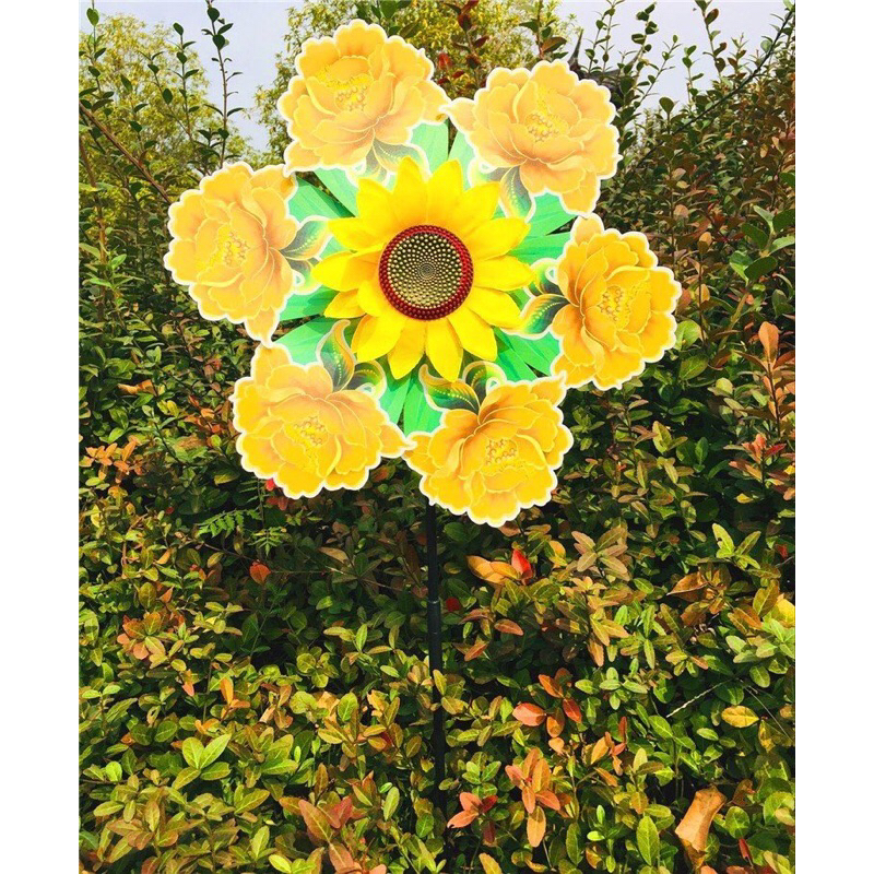 Chong chóng hoa hồng, đường kính 36cm, mẫu như hình