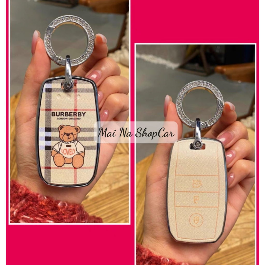 GUCCI - BURBERRY - DIOR Ốp chìa khoá Kia - K3 , Kia Morning - Soluto - Seltos - Sonet - Cerato 2014-2018
