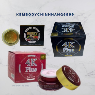 Kem dưỡng trắng da ban đêm 4k plus whitening night cream hũ 20 gam