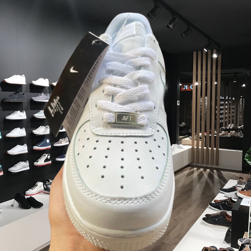 Giày_Nike Air Force 1 full trắng Nam Nữ, Giày AF1 Trắng đế Air, bản Cao Cấp fulll box bill