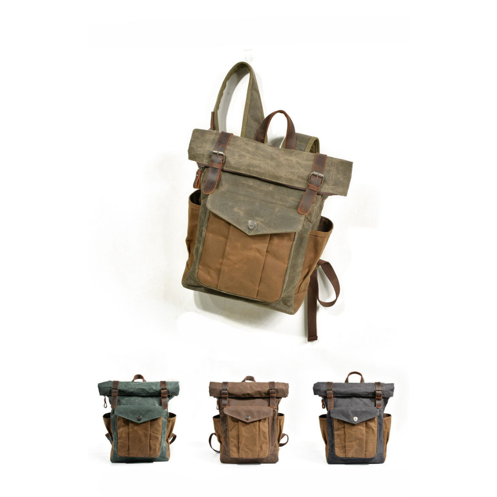 Balo canvas vải bố phong cách tạo nên sự khác biệt BL11