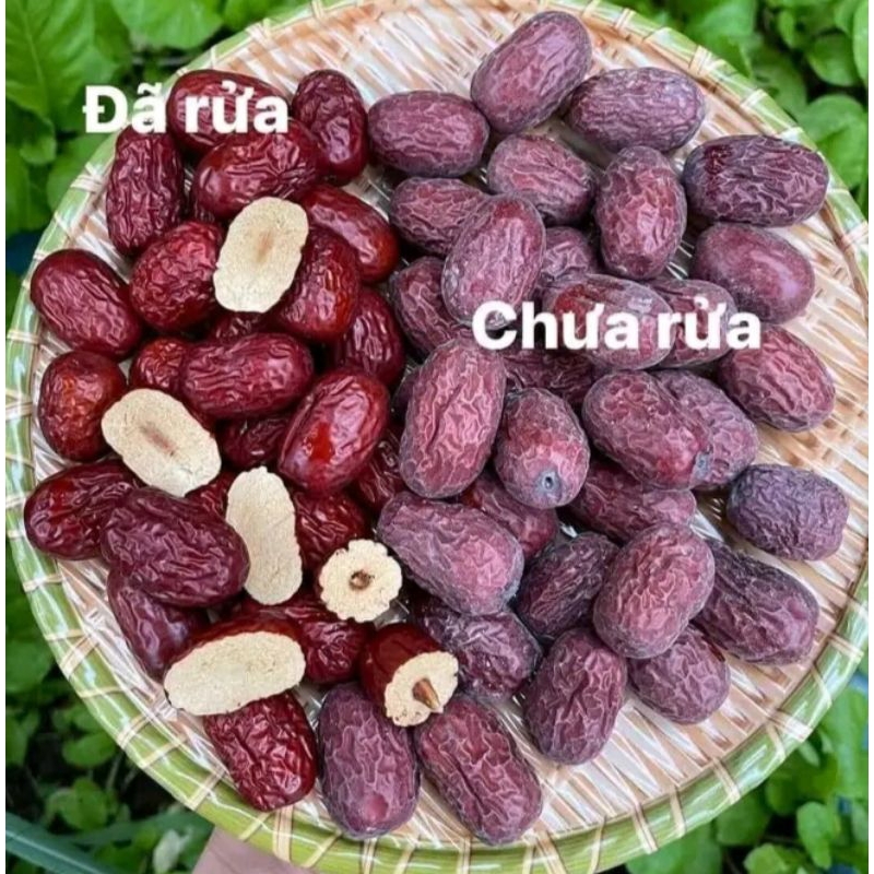Táo đỏ nhược khương, táo chín khô trên cây nguyên bụi