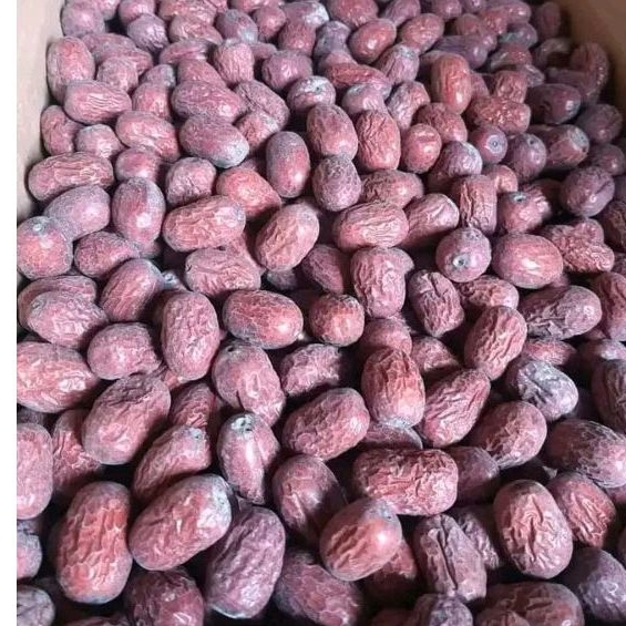 Táo đỏ nhược khương, táo chín khô trên cây nguyên bụi