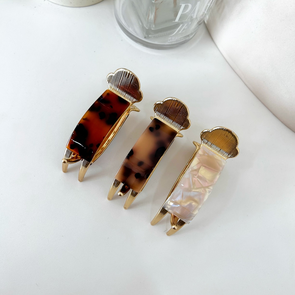 Kẹp càng cua kim loại Modleaf Metal marble clip Hàn Quốc