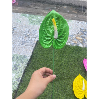 cành hồng môn trang trí lãng hoa