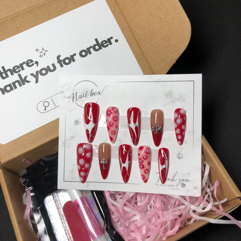 - Nail box y2k - Red zone -