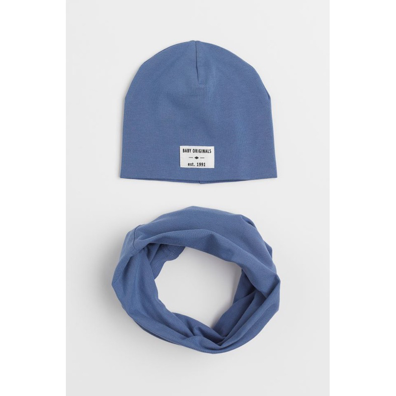 Set mũ khăn cho bé HM auth