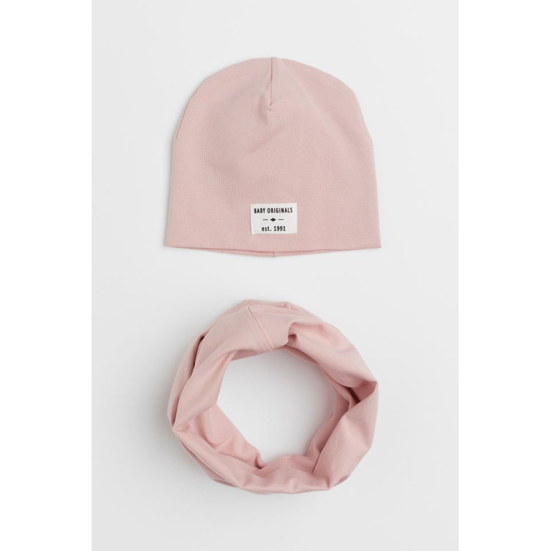 Set mũ khăn cho bé HM auth