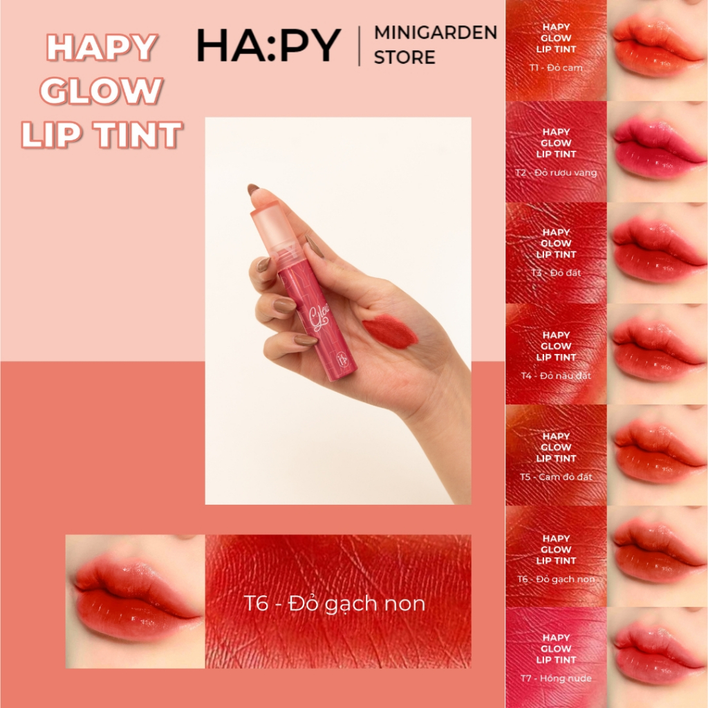 SON HAPY TINT BÓNG - SON HAPY GLOW LIP TINT
